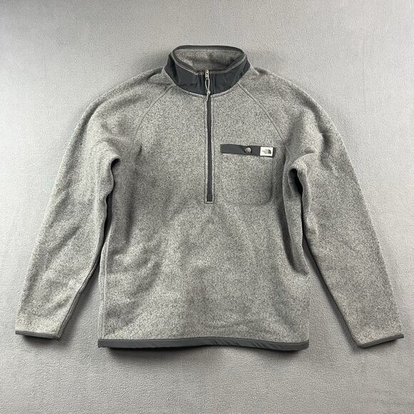 The North Face Other - The North Face Jacket Mens Medium Gray Gordon Lyons 1/4 Zip Fleece Pullover